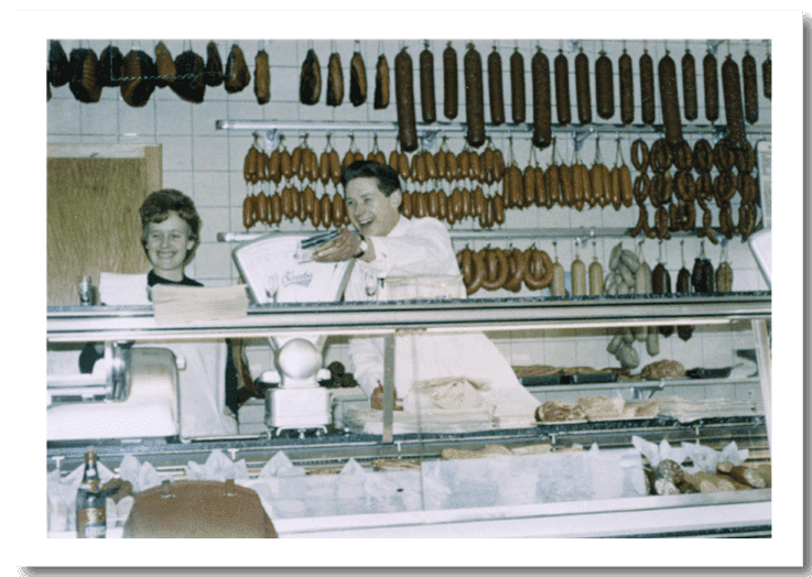 Er&ouml;ffnung Fleischerei Kirchhoff 01.04.1966