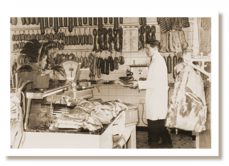 Er&ouml;ffnung Fleischerei Kirchhoff 01.04.1966